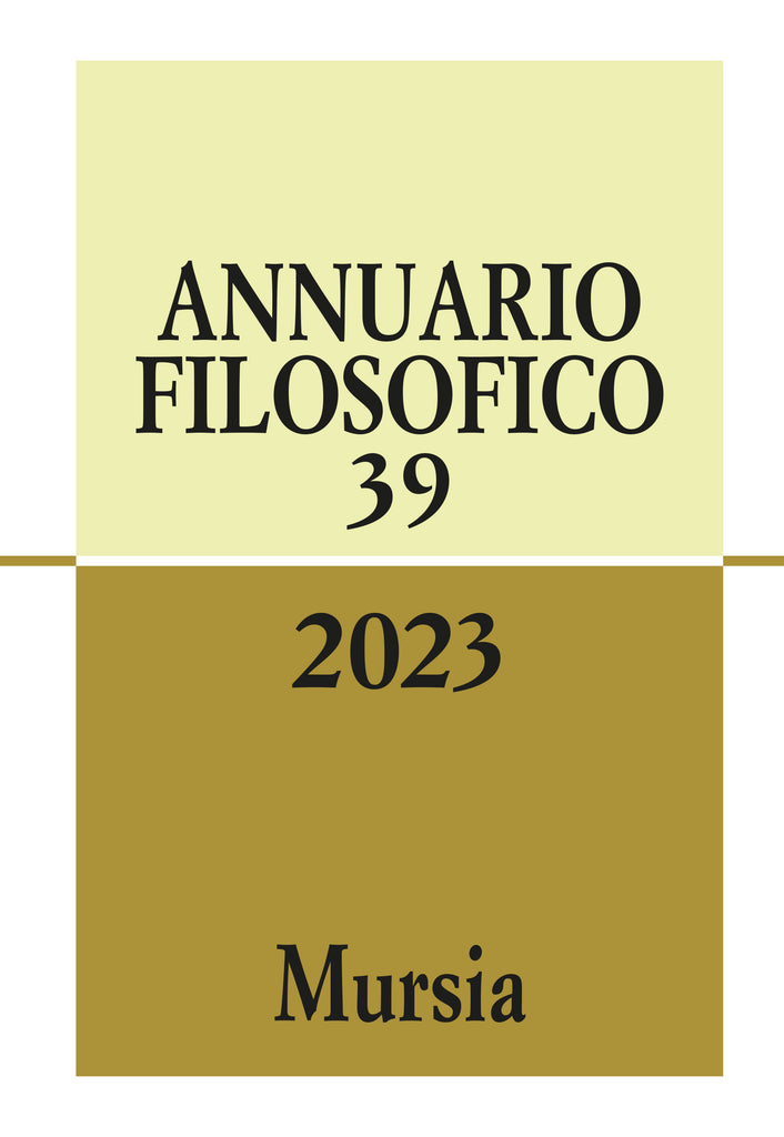 Annuario filosofico n.39 / 2023