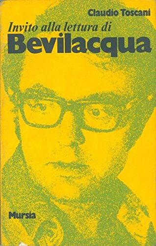 Invito alla lettura di Bevilacqua   (di Toscani C.)